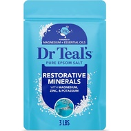 Dr Teal's Diarrhea Salt Magnesium Soak, Containing Magnesium, Potassium and Zinc Repair Minerals, 3l