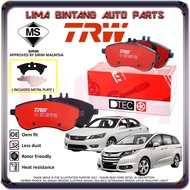 Honda Accord T2A T2M , Odyssey RC1 Front Brake Pads , Disc Brake Pad TRW DTEC CERAMIC