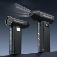 MY Portable Turbo Fan, 5-speed Wind Speed, with LED Display, 6000mAh Battery, Handheld Hair Dryer, S