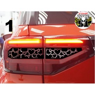 Perodua Ativa Rear Lamp Pattern Sticker 1 pair 2 pieces