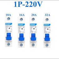 MCB 1P CHINT shrimp form - All lines from 16A to 63A
