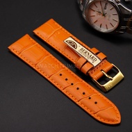 สายนาฬิกาหนังแท้ BERNARD E-546 (เบอร์นาร์ด) จากประเทศอีตาลี เย็บด้ายสี ล็อคแบบนาฬิกา Swiss แข็งแรง ทนทาน อย่างดี