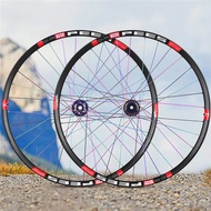 RUJIXU MTB Bike Wheel set 26 29 27.5 inch Wheel Hub  XD/HG/MS Rim32H Rainbow Spoke  6 Pawls Bicycle 