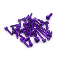 YEAH RACING ALUM SCREWS SET FOR FUTABA 10PX (PURPLE) YA-0734PP ILM...