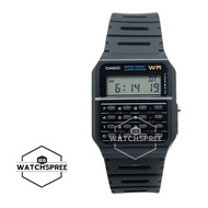 Casio Calculator Black Resin Strap Watch CA53W-1Z CA-53W-1Z