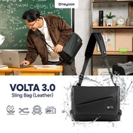 RAGI STORE - VOLTA 2.0 Men's Sling Bag Men's Waist Bag Water Resistant Work Bag Shoulder Bag Waterpr