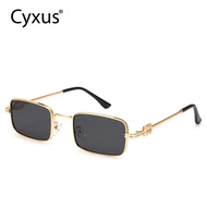 Cyxus กรอบสี่เหลี่ยมแบบไม่ใช้โพลาไรซ์สไตล์เรียบง่ายแว่นกันแดดผู้หญิง1310