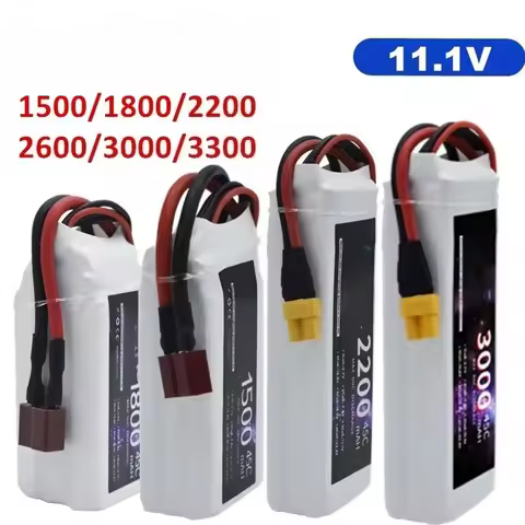 LiPo Battery 3S 1500mah 1800mAh 2200mah 2600mAh 3000mAh 3300mAh Connector T XT60 For RC Car FPV Raci