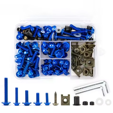 For YAMAHA TENERE 700 MT07 MT 07 TMAX 500 TMAX 560 FZ6 XMAX MT 09 MT03 177PCS Motorcycle Fairing Bol