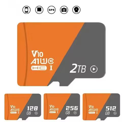 Original 2TB High Speed TF/SD Card Memory Card TF SD Ultra Fast Read Write 1TB Mini Memory Card Clas