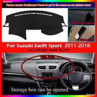 PU leather For Suzuki Swift Sport G3 FZ NZ AZH 2010-2016 Car Accessories Dashmat Dashboard Cover Pad