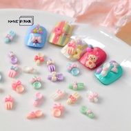 honeypanda 50 Pcs Cute Cartoon Tableware Nail Charms 3d Resin Shovel Fork Spoon Nail Art Accessories