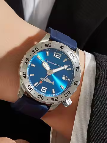 Vostok Amphibia Mechanical Watches Automatic Erkek Kol Saati Mekanik Saatleri Otomatik Saat Europe D