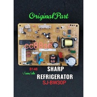 SHARP REFRIGERATOR MAIN PCB BOARD SJ-BW30P-SL SJBW30P SJ-BW30P-BK ORIGINAL PART B148