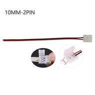 8-10mm LED Strip Light Connector Accessories for 2Pin 3528 5050 Single Color Solderless PCB Board Wi
