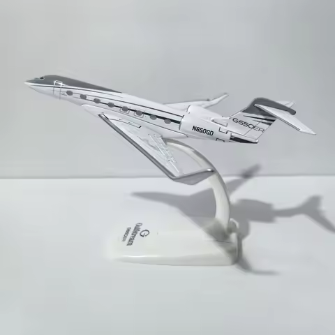 JASON TUTU Gulfstream G650 Aircraft Diecast 1/200 Scale Planes G650ER Airplane Model Plane Model Dro