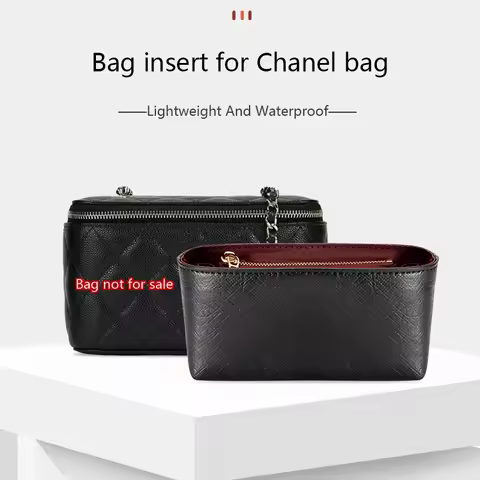 Bag Organizer Insert For Chanel Vanity Box Bag Waterproof Bag Insert Storage Lightweight Bag Support
