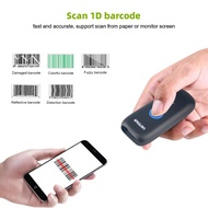 Portable QR Code Scanner Mini Barcode Scanner USB Bluetooth 2.4Ghz Compatible Small Pocket 1D 2D Bar