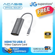 ACASIS HD31-C HMDI to Type C Video Capture Card 4K Input, 1080p 60fps FHD Output for Steaming Gaming