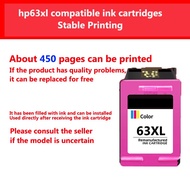 HP 63 หมึก hp 63xl ตลับหมึก hp63xl ตลับหมึกสำหรับ HP 1110 1111 1112 2130 2131 2132 2134 2136 3630 38