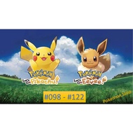 【LGP&E】#098-#122 Pokemon Let's Go Pikachu & Eevee full stat Trade on Nintendo Switch