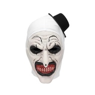 Halloween Terrifier Mask Clown Mask Scary Joker Costume Halloween Horror Creepy Mask for Adult Men W