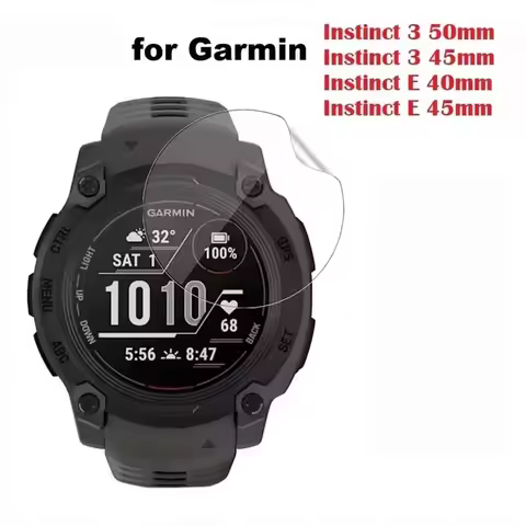 2-5Pcs Hydrogel Film for Garmin Instinct E 3 AMOLED/SOLAR 40MM 45MM Instinct 2X/2S Solar 2 Solar Scr
