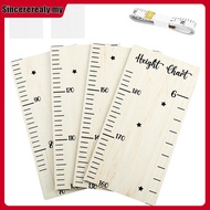 Height Chart Sturdy Wood Growth Chart Precise Kids Height Wall Chart Multifunctional Kids Measuring 