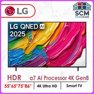 LG 2025 55"/65"/75"/86" QNED AI 4K UHD Smart TV