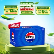 [SALE 25.6] Thùng 24 Chai Nước Ngọt Có Gaz Pepsi (600ml/chai)