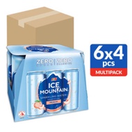 【mfoods】【F&N】Ice Mountain Sparkling Can Water - Peach 325ml x 24 cans