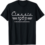Men's cotton T-shirt 62 Year Old Gift Classic 1963 Limited Edition 62nd Birthday T-Shirt Fast Shippi