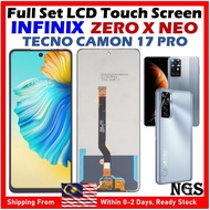 ORI NGS Brand Full Set LCD Touch Screen For INFINIX ZERO X Neo / TECNO Camon 17 Pro CG8 with Opening