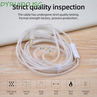 DYRUIDOJSG KZ Earphones Cables, Silver Plated Upgrade Cable KZ Headphones Wire, Portable Audio With 
