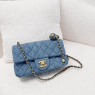 Chanel 20cm 牛仔金球