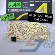 AJI Racing Plain/O-Ring Gold Chain (415H/428H)