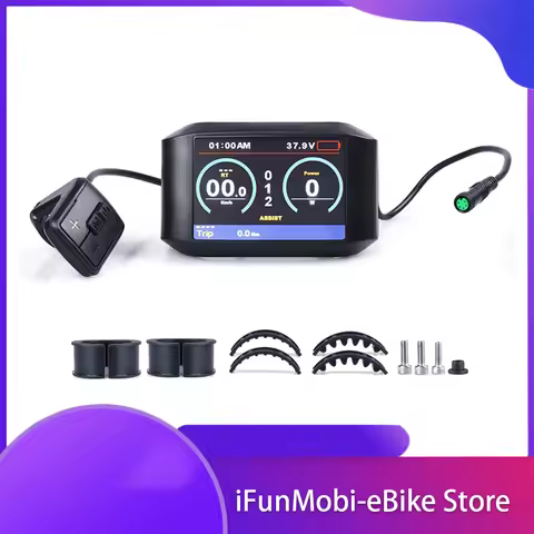Electirc bike Bafang 8fun BBS01 BBS02 BBSHD 750C LCD Display For Mid-drive Hub Motor