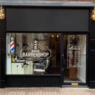 Custom Sticker BARBERSHOP Hair Cut Shaves BARBERSHOP Hair Cutting Stickers CODE = A1, A2, A3, A4, B1