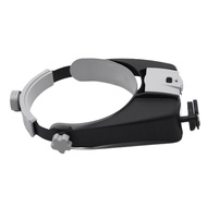 Head Mount Magnifier Glasses 1.5x 1.5x 6x 8x Loupe Helmet Magnifying Glass Multifunctional Wearable 
