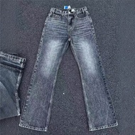 Independent 517 Black Gray Marble Washed Flap Jeans clean fit Style Trousers Trendy