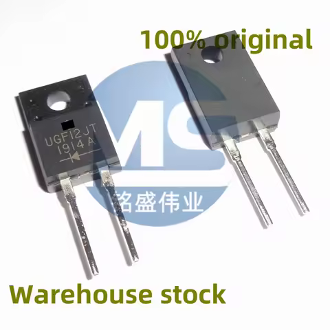 1PCS/10PCS 100% new UGF12JT UGF12JT-E3/45 600V 12A TO-220F-2 fast recovery diode spot direct sale