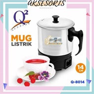 ELECTRIC MUG ELECTRIC HEATER 14 CM STAINLESS STEEL ELECTRIC MUG ELECTRIC MUG/ Q2-8014