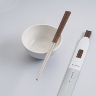 台灣第一筷 台灣製 316不鏽鋼 寶筷 棕色 23cm
