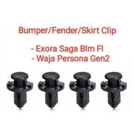Bumper Clip Fender Clip Skirt &amp; Grille For Proton Waja Gen2 Persona Saga Blm Fl Flx Exora