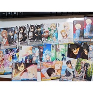 [GS FUNNY SHOP] 1 Genuine Sword Art Online Card - Weiss Schwarz - SAO (C/CC) - Asuna/Karito/Eugeo/Al