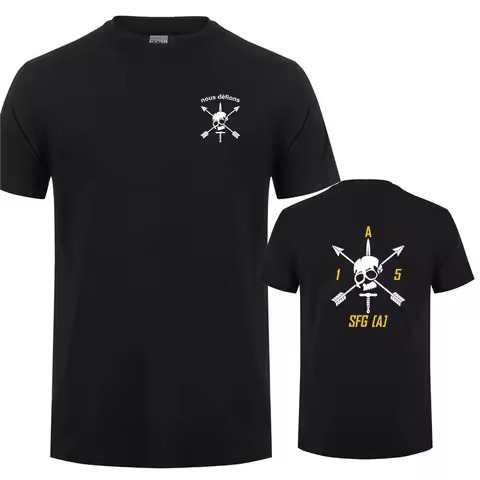 5TH Special Forces Group SFG(A) Nous Defions T Shirt Men Summer Short Sleeve Cool Streetwear Tops Co