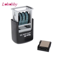 Lohobby Plastic Self Inking Date Stamp Business Stationary H-4mm for Shipping Due Date