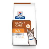 Hills อาหารแมว โรคไต K/D แมว Kidney Care CHICKEN K/D Cat Food 1.81 kg อาหารเม็ด 1 ถุง