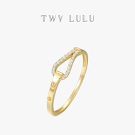 Abba ring 925silver and 18k gold vermeil