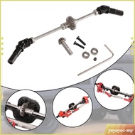 [YoyoyocfMY] RC Axle Gear Bridge Shaft Metal Replacement Spare Parts Front Axle 1:12 Scale RC